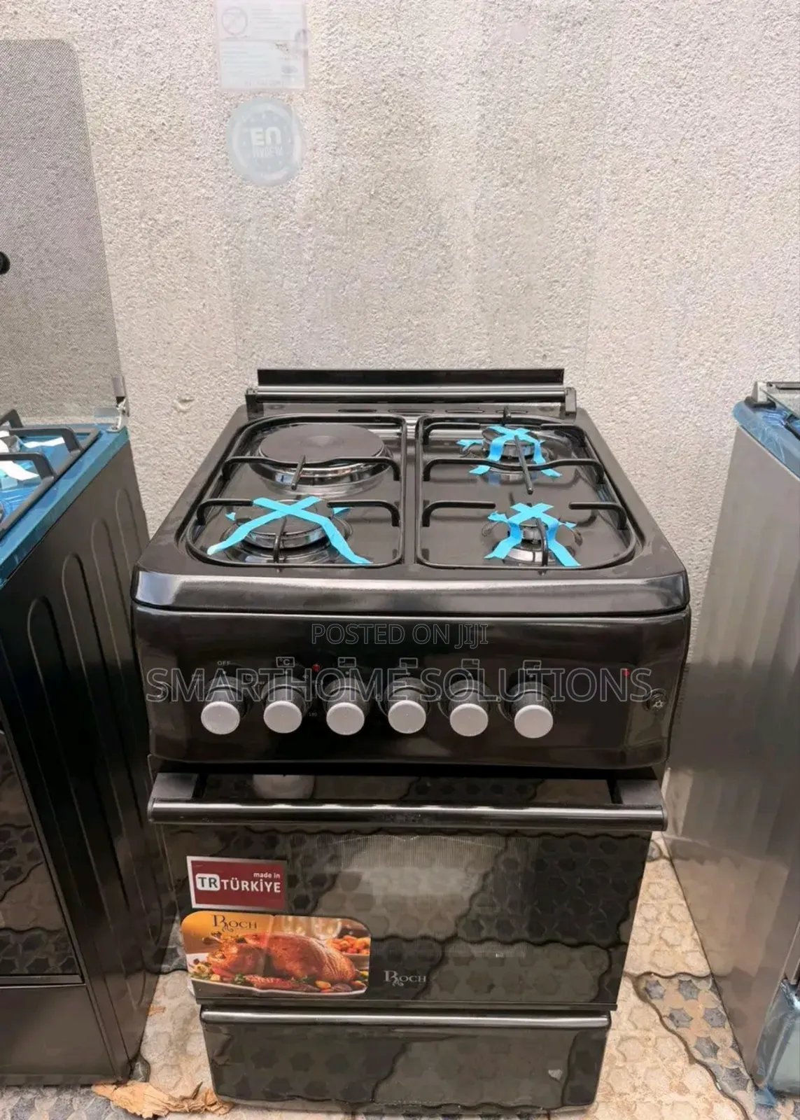 Roch Gas Cooker 50×55cm 3electric 1gas