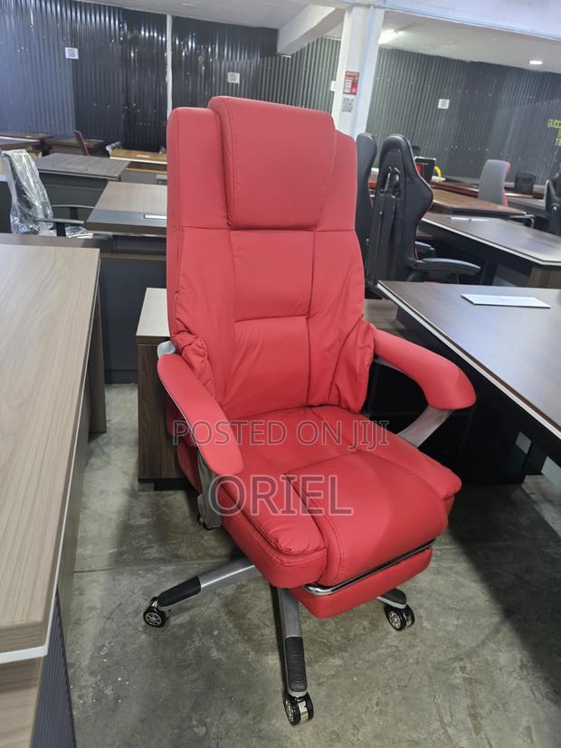 Faux Leather Office Chair - thumbnail 5