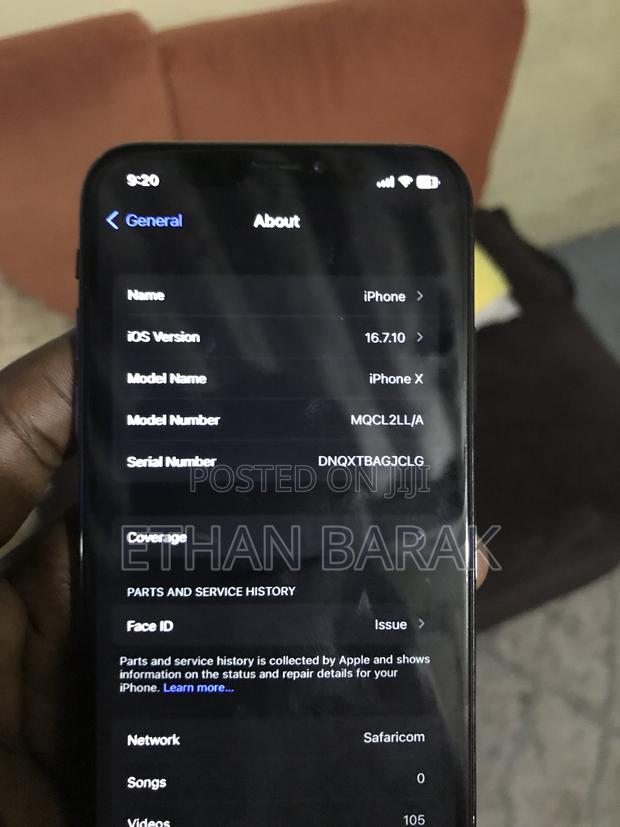 Apple iPhone X 64 GB Black - thumbnail 7