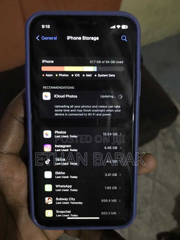Apple iPhone X 64 GB Black - thumbnail 8