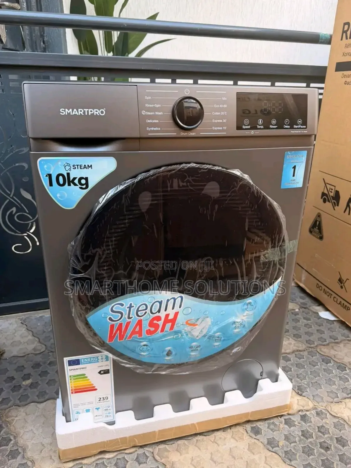 Smart Pro 10kg Washing Machine Fully Automatic Front Load