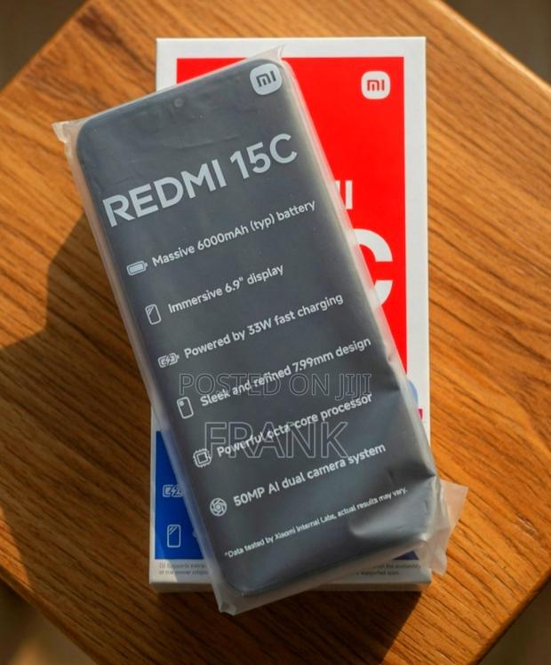 New Xiaomi Redmi 15C 4G 128 GB Black