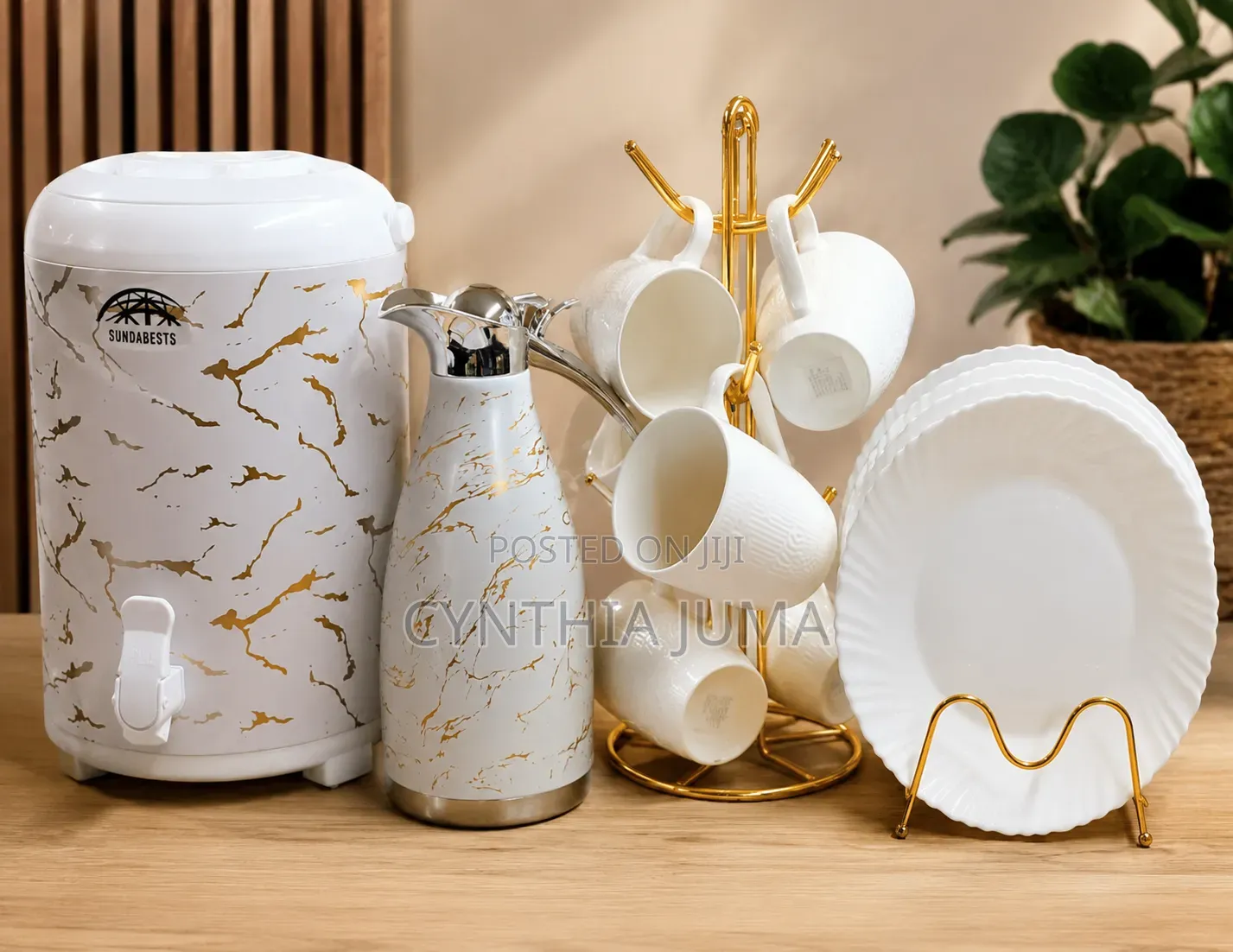 White Breakfast Set