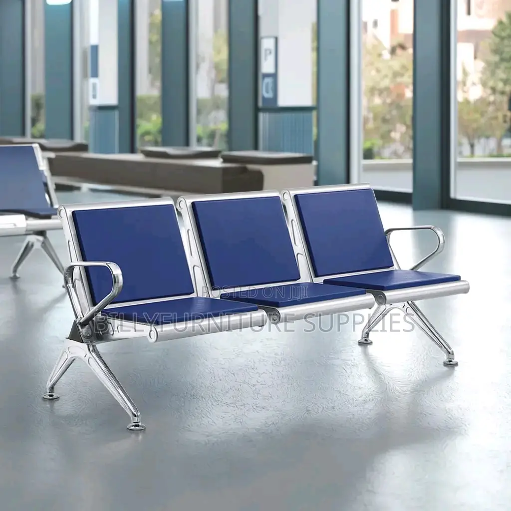 3 Seater Visitors Bench Nairobi – Durable Comfortable Reception Seatin