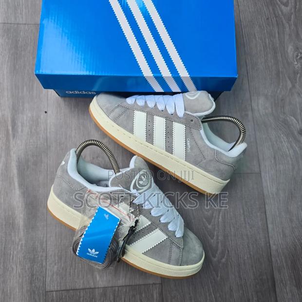 Adidas Campus Grey White Sizes 36 to 45 - thumbnail 2