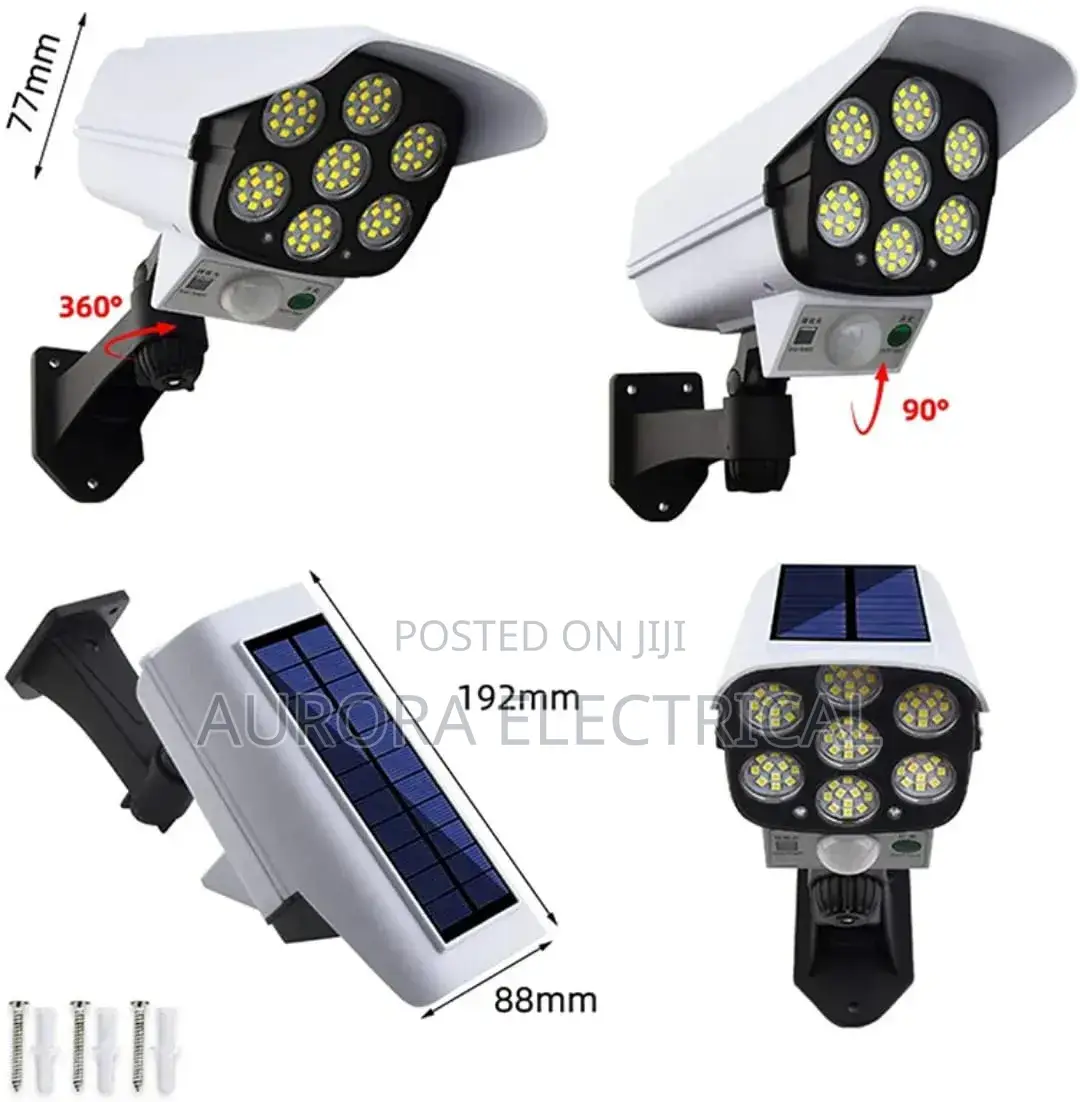Damm Camera Solar Motion Sensor Light