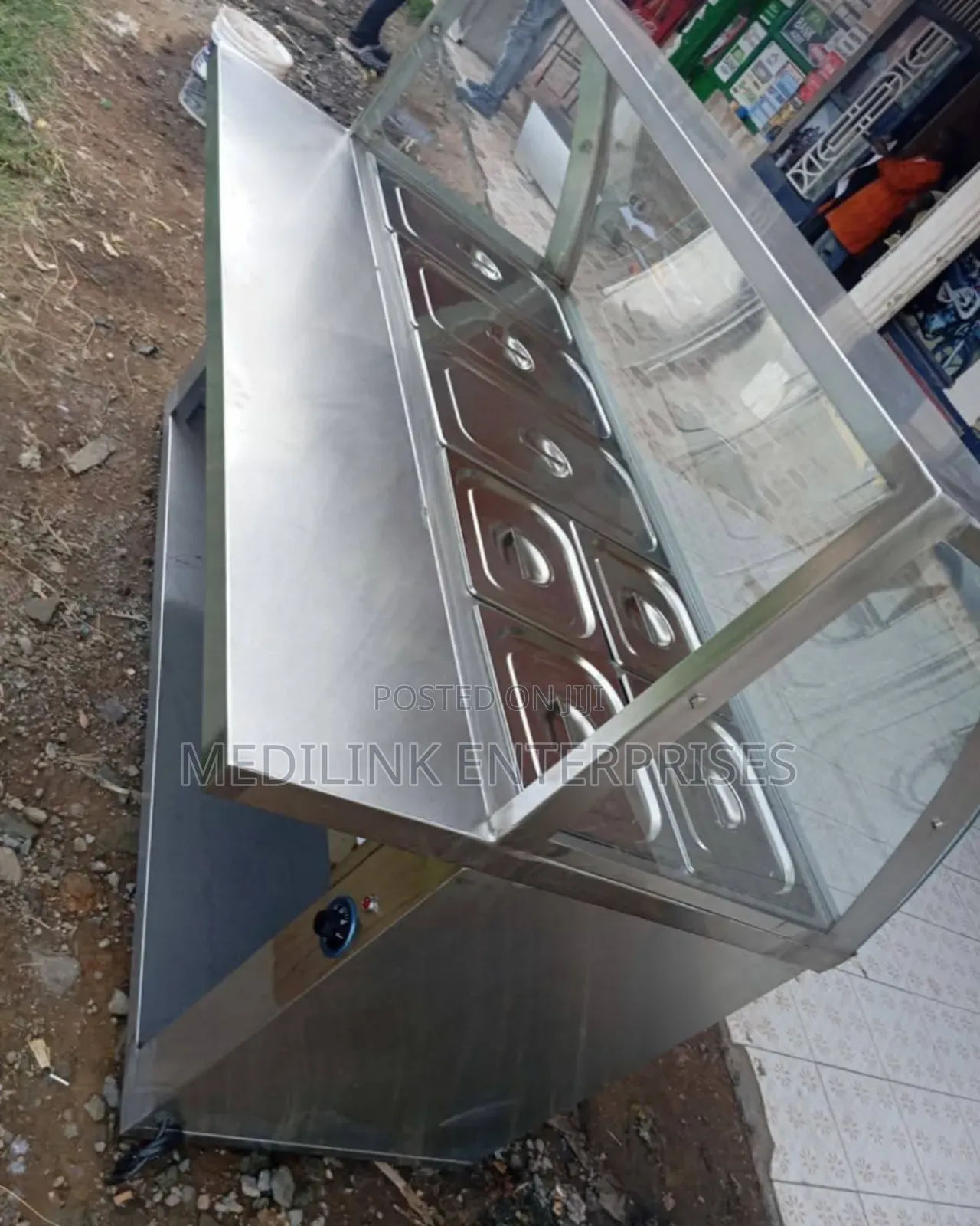 6 -Inserts Commercial Food Warmer Display Machine