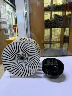 12pcs Combo 6 PCS Ceramic Plates + 6 Bowls