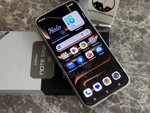 New Infinix Note Edge 256 GB Gray - thumbnail 2