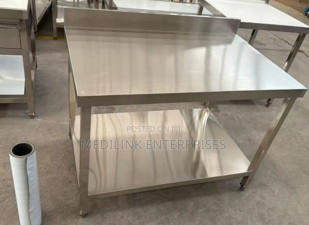 4*2ft Stainless Working Tables Open
