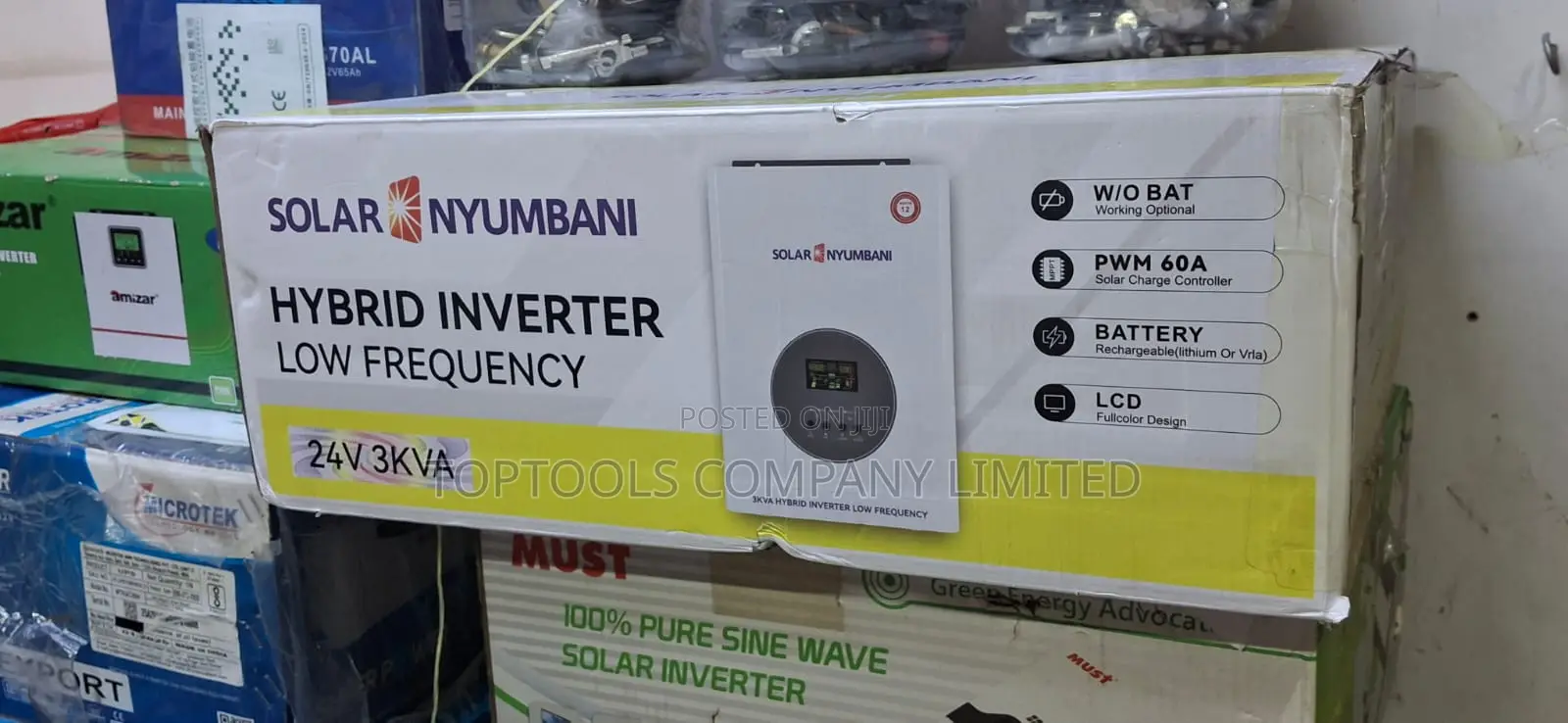 Solar Nyumbani 3kva Hybrid Inverter Low Frequency