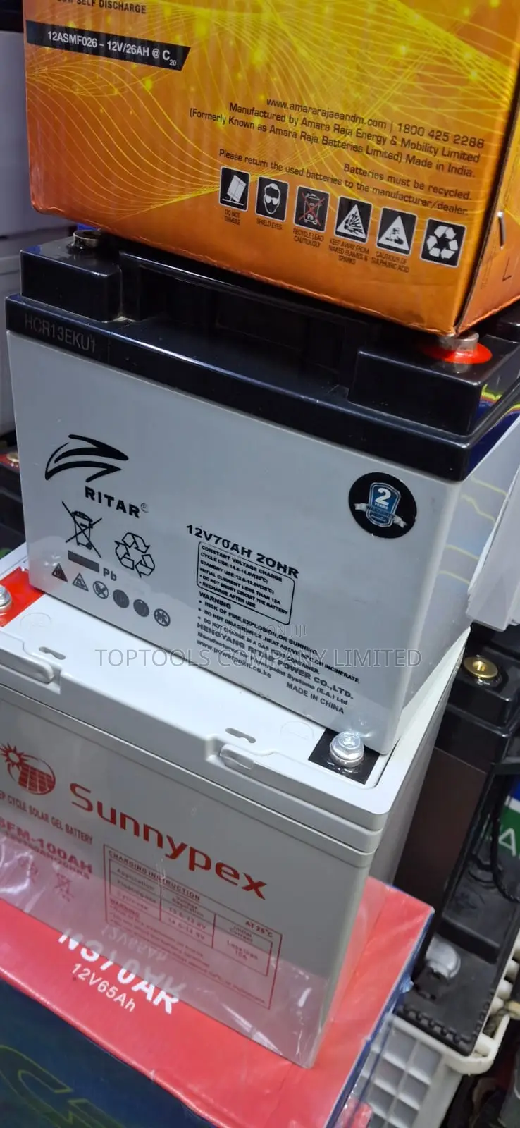 Ritar 70ah 12v Solar Backup Battery