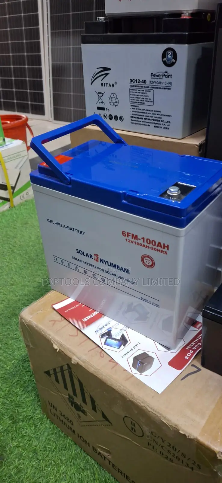 Solar Nyumbani Gel Vrla Battery 100ah 12volts