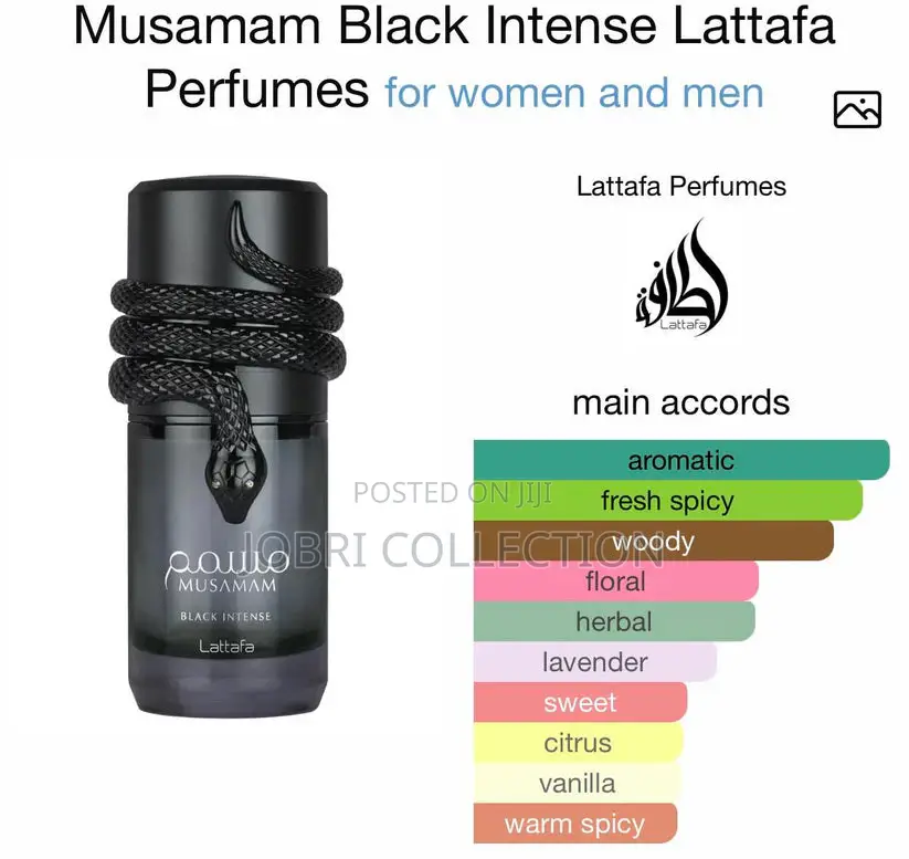 Lattafa Musamam Black Intense Perfume/Fragrance Available