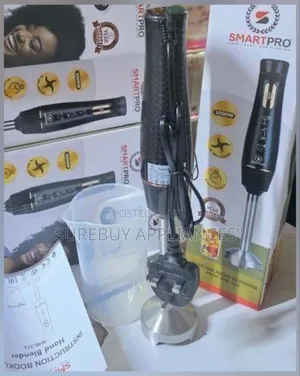 Smart Pro 1000w Electric Hand Blender - Stainless Steel, 600ml Jar,
