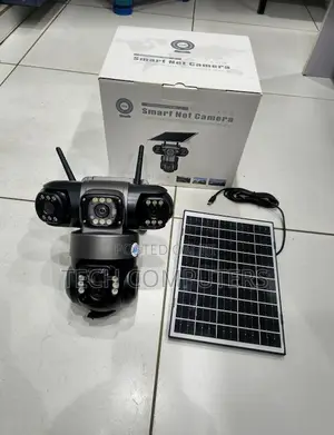 4g Solar Triple Lens CCTV Smart Wide Coverage Outdoor Camera