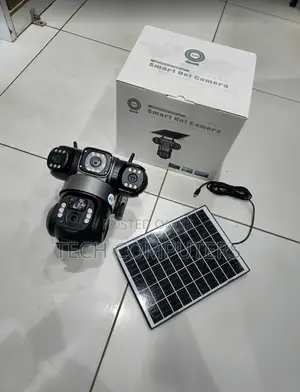 Triple Lens 4g Solar Camera Outdoor PTZ Surveillance With Wide Coverag