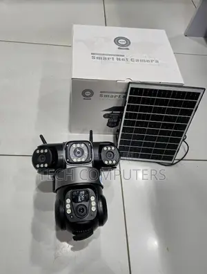 4g Solar Triple Lens Outdoor Camera Intelligent Security Monitoring