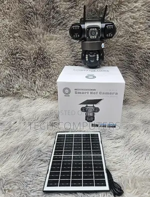 4g Triple Lens Solar Security Camera Outdoor Smart Coverage System