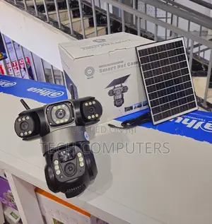 4g Triple Lens Solar CCTV Outdoor Smart Security System With PTZ CCTV