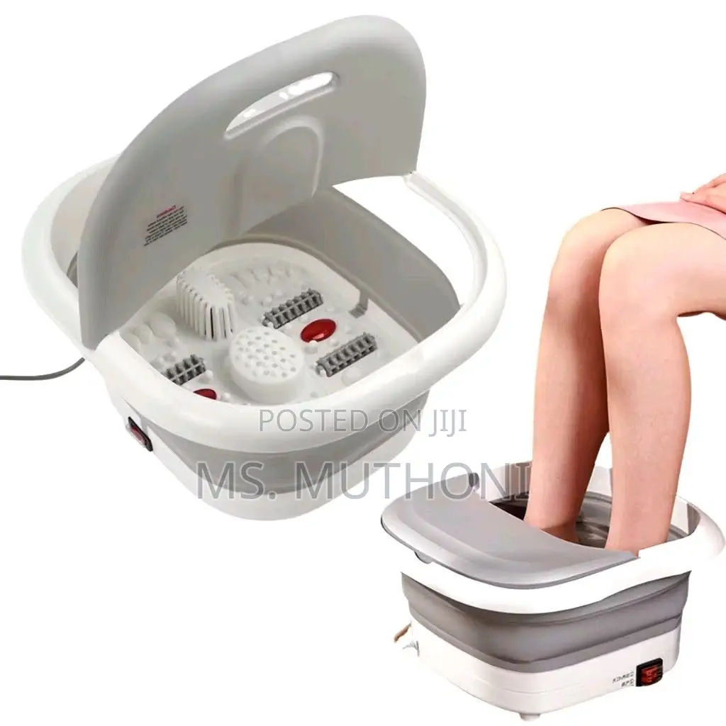 High Quality Foldable/Portable Silicone Electric Foot Bath Massager