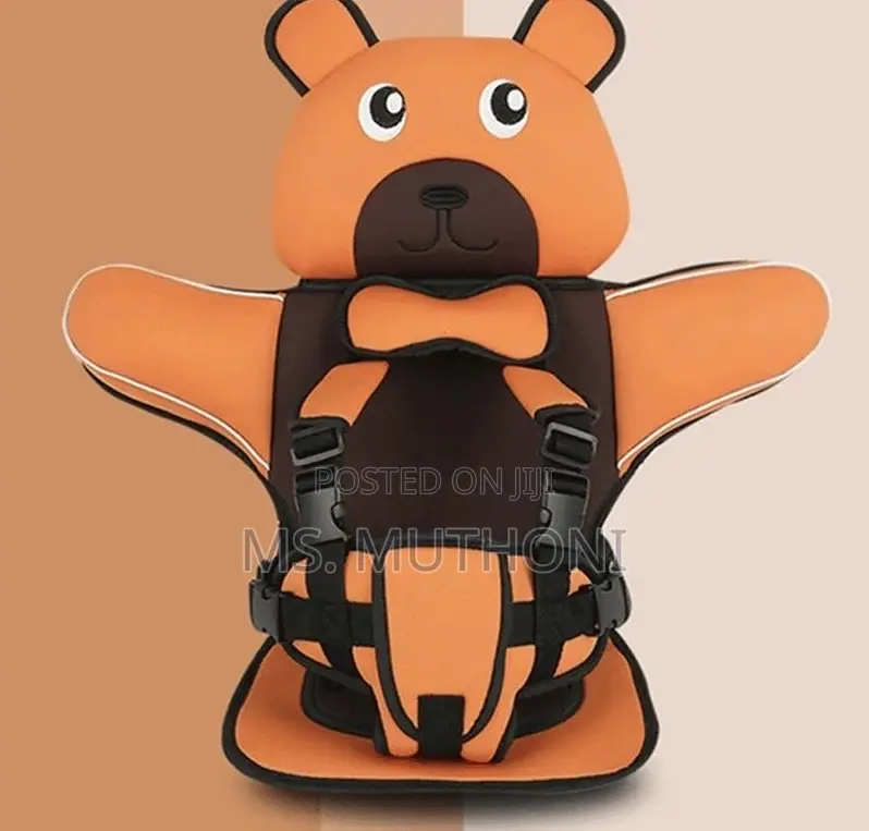 Baby Teddy Bear Portable Child Car Seat Cushion