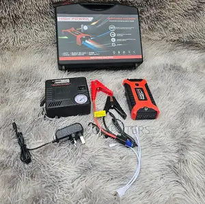 Car Battery Jump Starter 99800mah Air Compressor Led Light