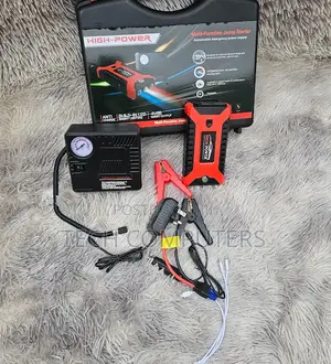 99800mah Car Jump Starter With Air Pump Usb Power Bank Flashlight