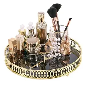 32 Cm Vanity Round / Rectangular Decor Vintage Tray