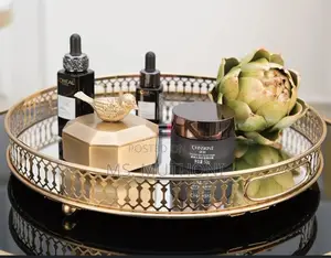 32 Cm Vanity Round / Rectangular Decor Vintage Tray