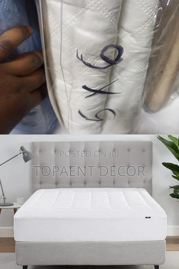 5 by 6 Adult Bed Plain White Waterproof Mattress Protector