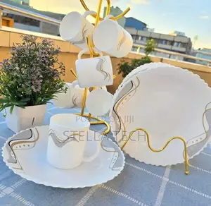 12 PCS All White Dinner Set