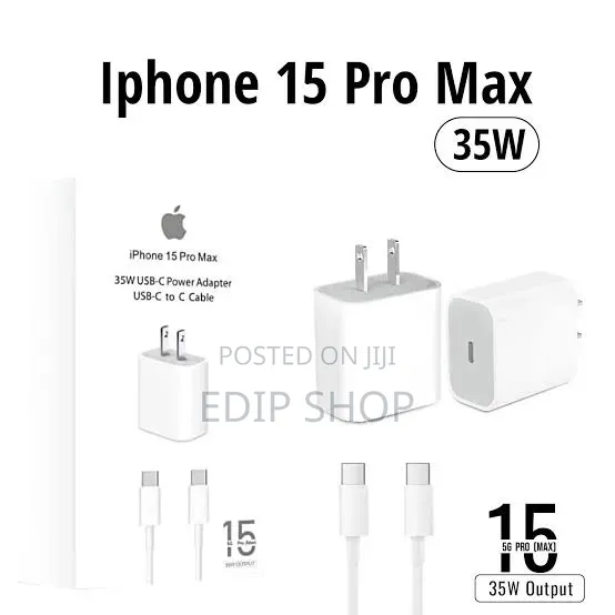 Original iPhone 15 Charger. 35 Watts