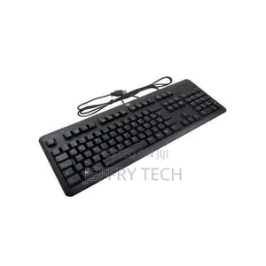 H-930 Wired Keyboard - Black, Spill-Resistant, Ergonomic Design