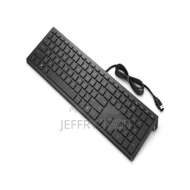 H-930 Wired Keyboard - Black, Spill-Resistant, Ergonomic Design - thumbnail 2