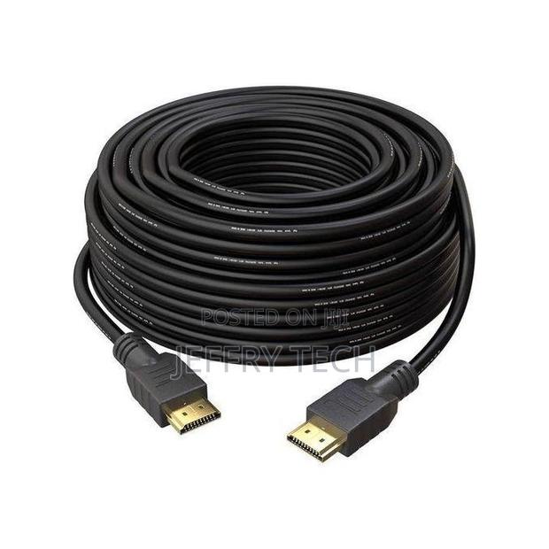 15m Hdmi Cable - High Speed, Full Hd/, Black