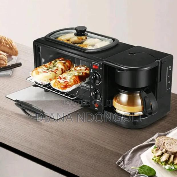 3in 1 Silver Love Breakfast Maker - thumbnail 2