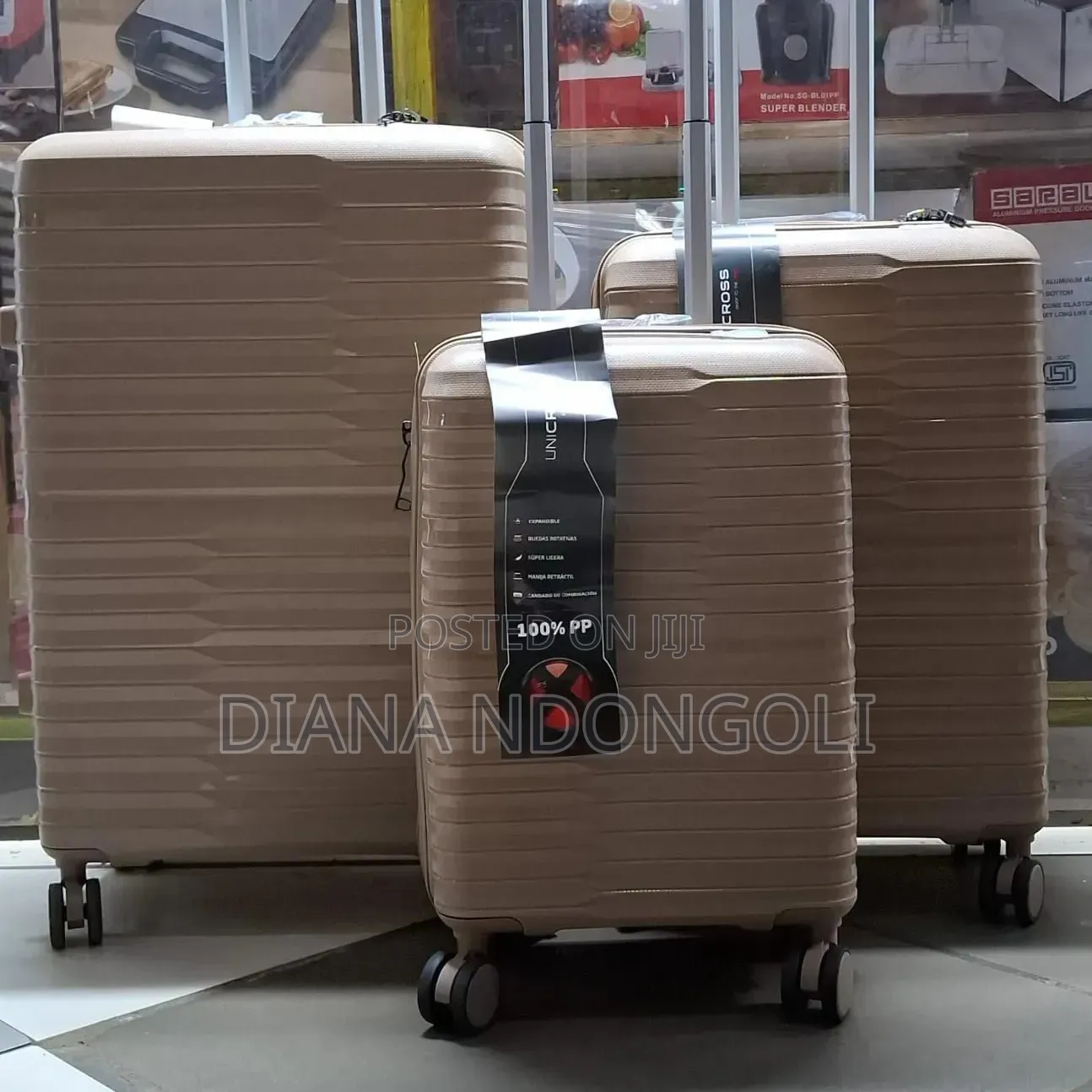 *3 in 1 Unbreakable Pp Suitcases