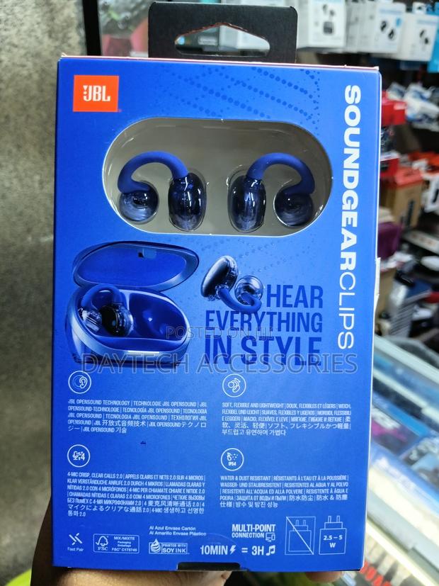 JBL Soundgear Clips True Wireless Open-Ear Headphones. - thumbnail 4