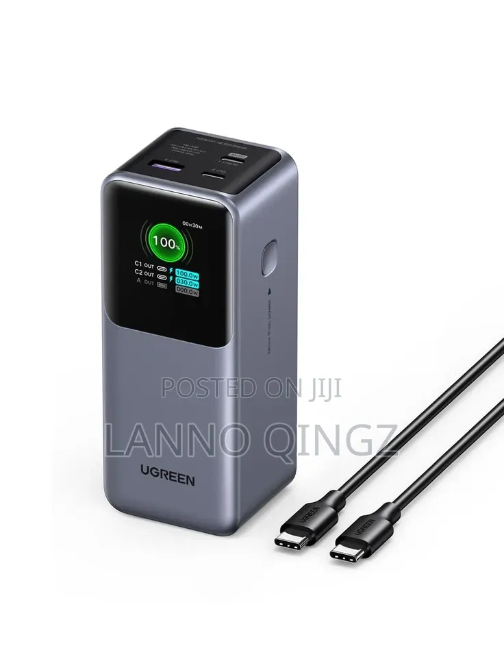 Ugreen Nexode Power Bank Pb721 (20000mah, 130w, Smart Digital Display)