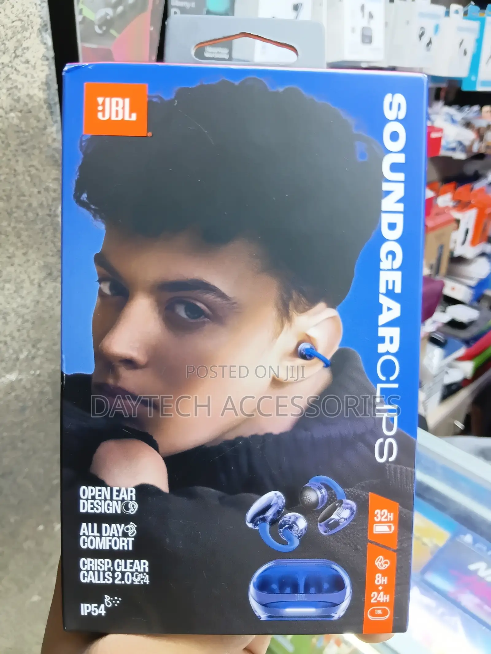 JBL Soundgear Clips Open-Ear True Wireless Bluetooth Earbuds