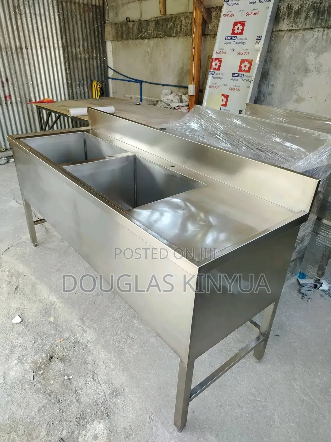 Dish Washing Sink/Stainless Steel Double Bowl Sink 