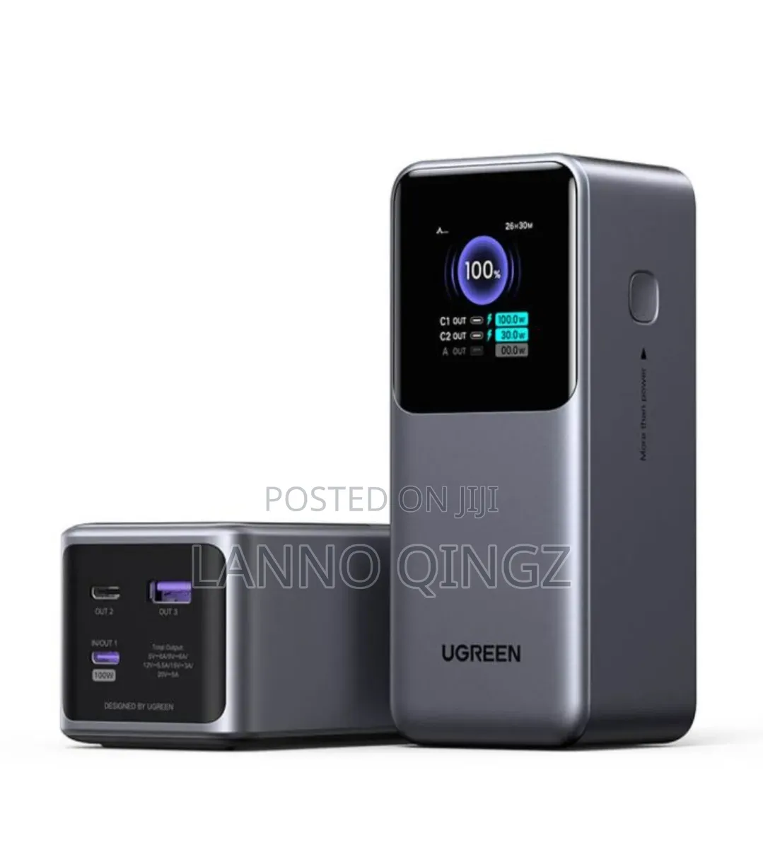 Ugreen Nexode Power Bank Pb721 (20000mah, 130w, Smart Digital Display)
