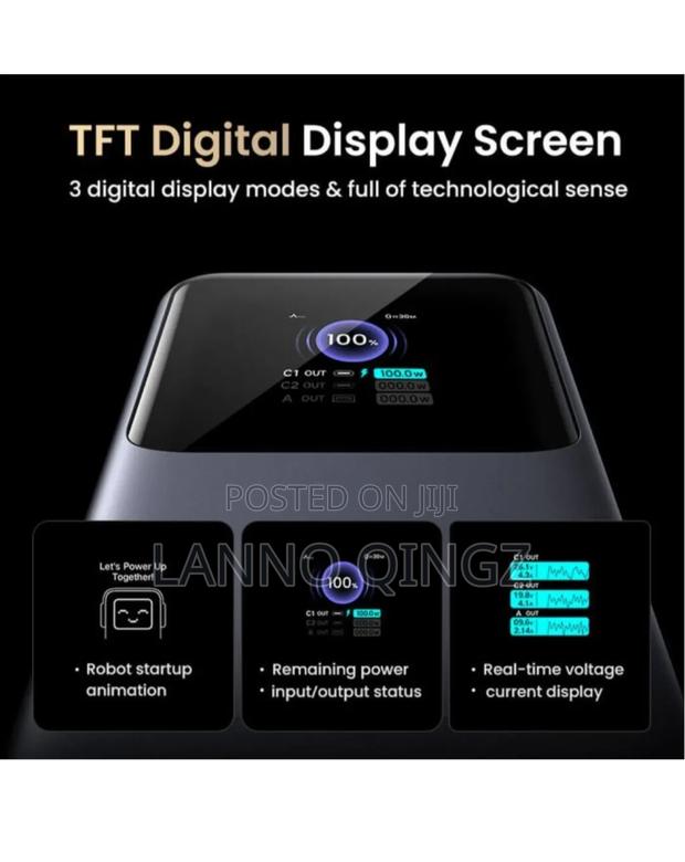 Ugreen Nexode Power Bank Pb721 (20000mah, 130w, Smart Digital Display) - thumbnail 3