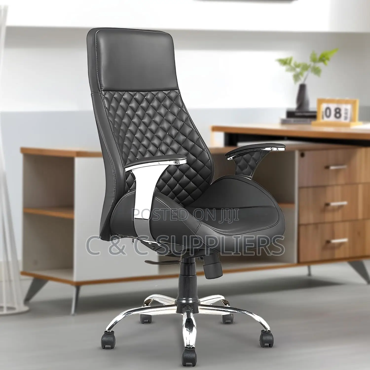 Executive Leather Office Seat