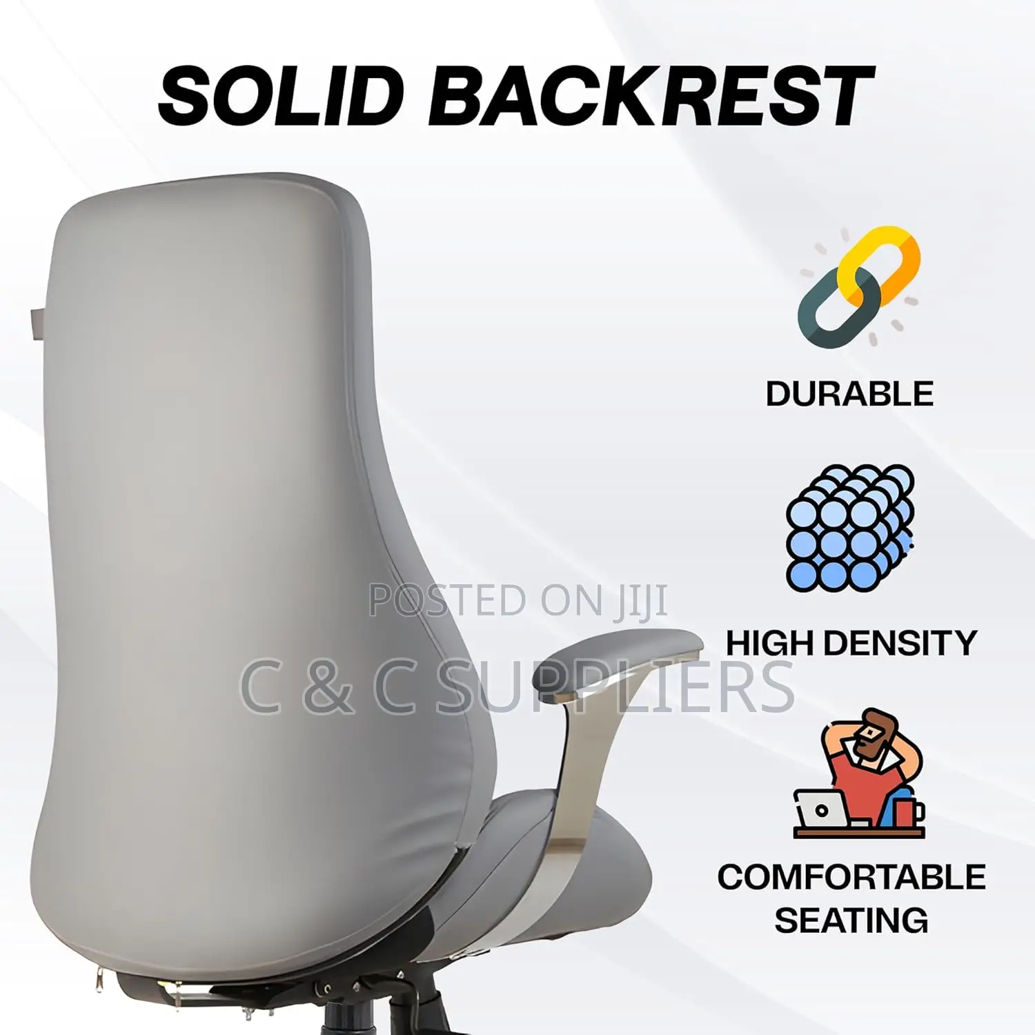 Executive Leather Office Seat