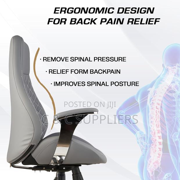 Executive Leather Office Seat - thumbnail 5