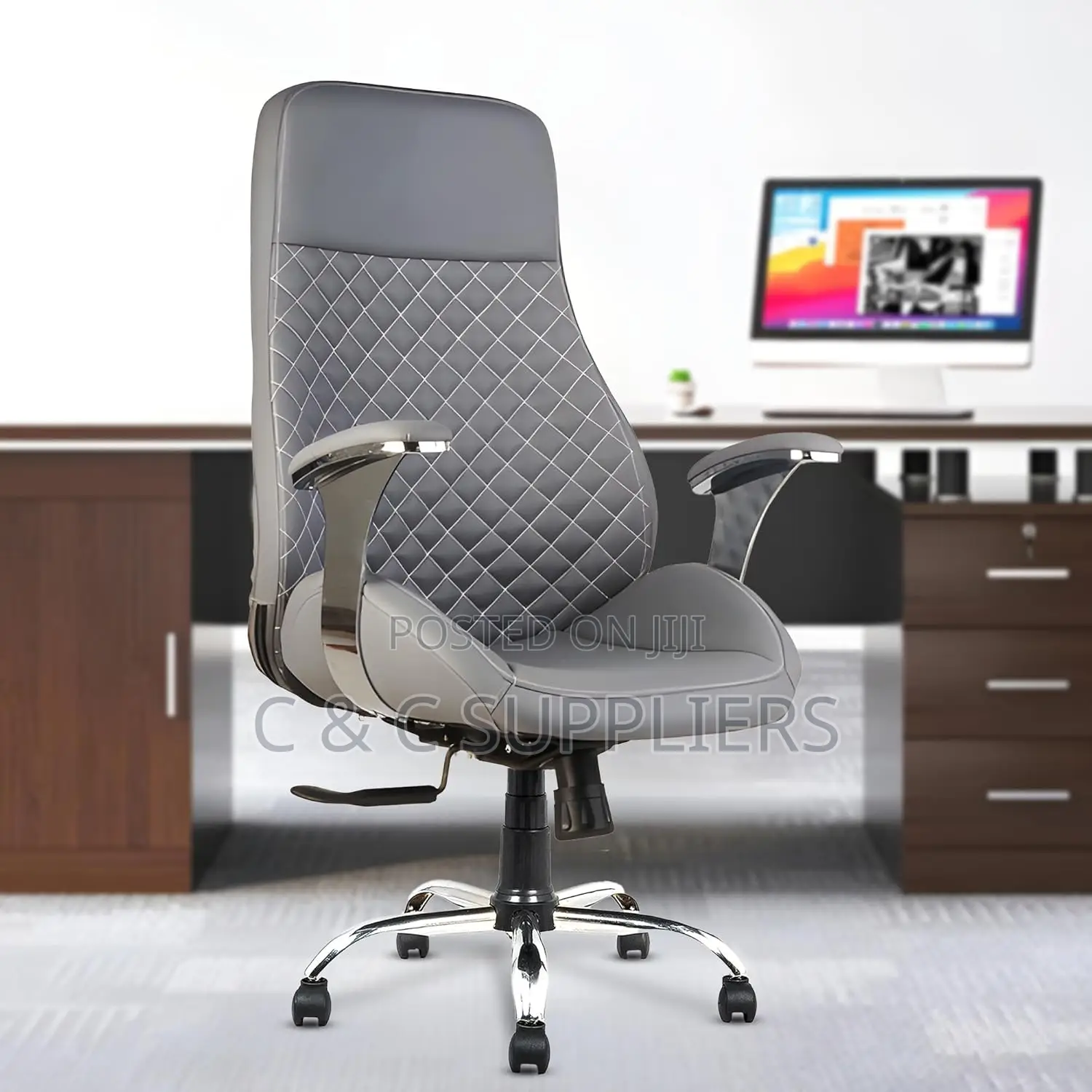 Executive Leather Office Seat