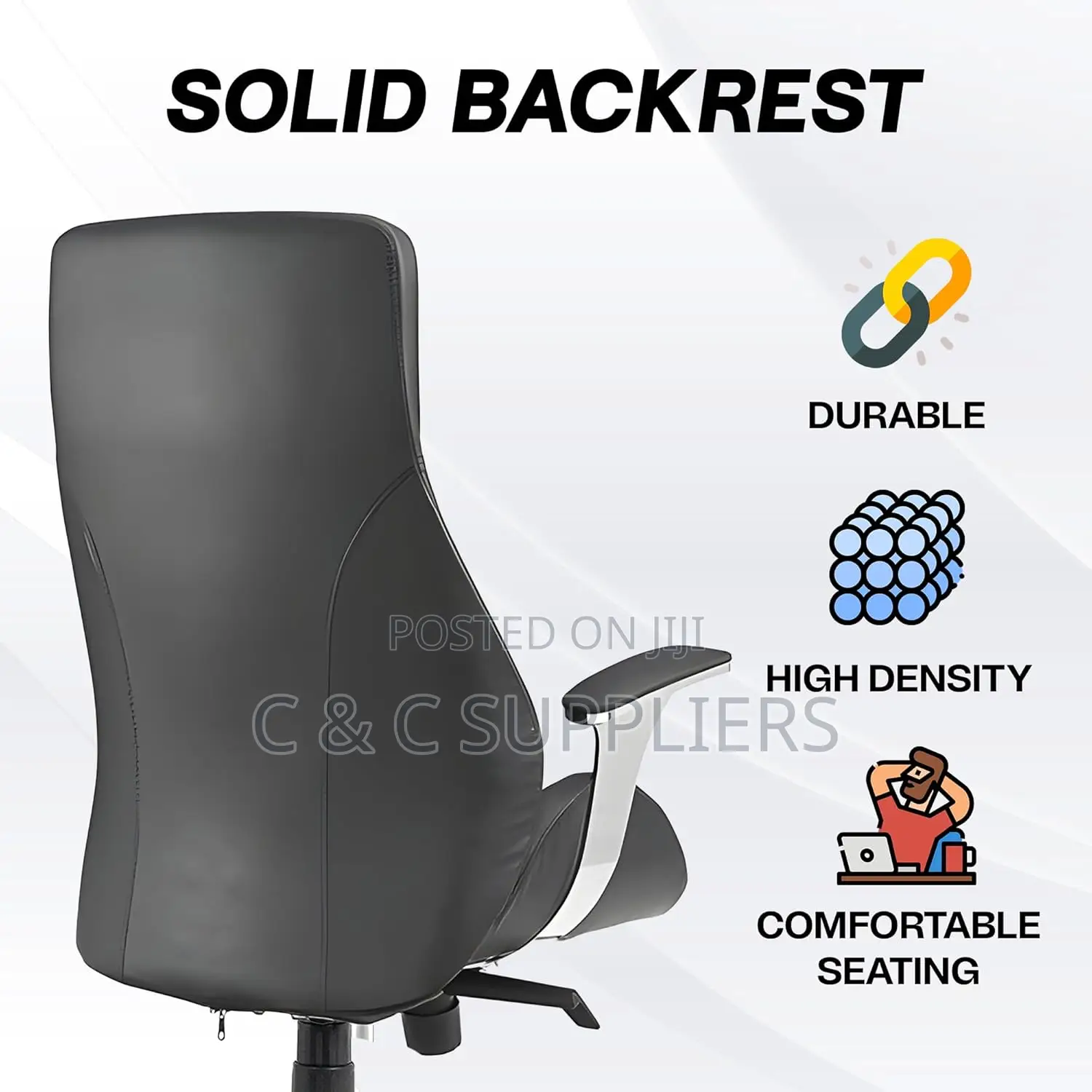 Executive Leather Office Seat