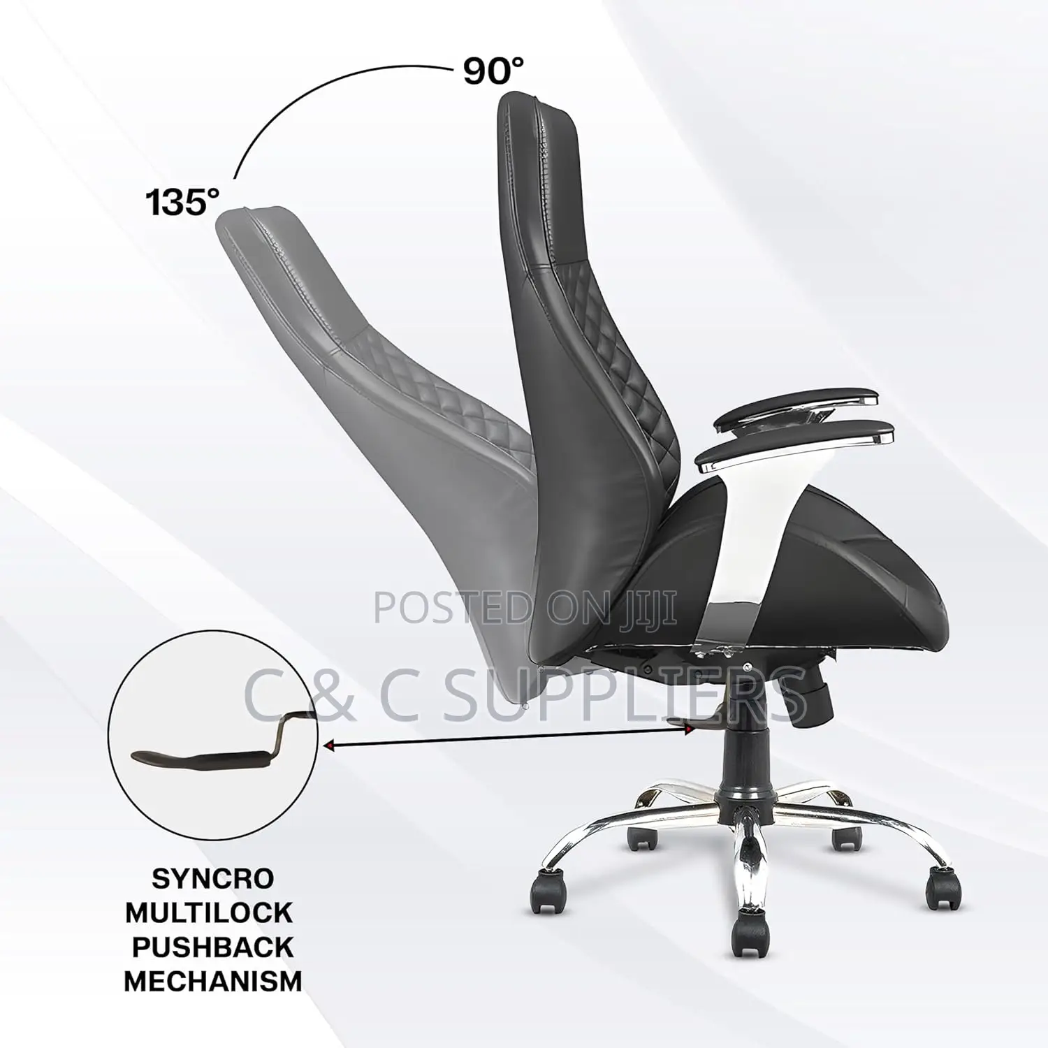 Executive Leather Office Seat
